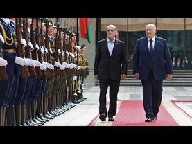 Russian allies Belarus and Iran agree to boost defence as part of raft of agreements