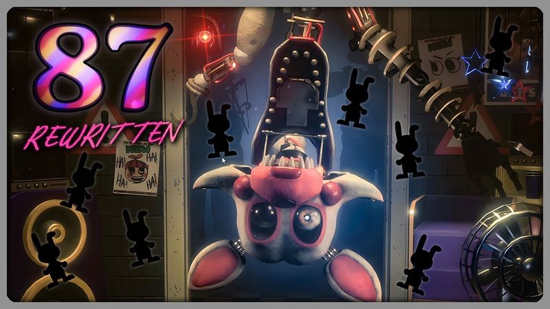 МАРИОНЕТКА ХОЧЕТ МЕНЯ УБИТЬ! НОЧИ 4 и 5 ✅ FNAF Rewritten 87 FULL GAME #3