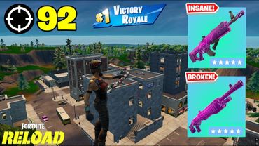92 Elimination Solo "RELOAD” Gameplay Wins (Fortnite Chapter 7 PS5 Controller)
