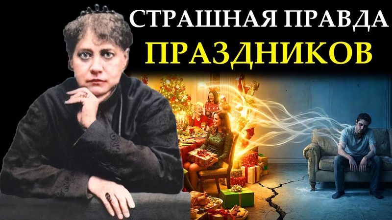 Почему вам плохо в праздники? Куда на самом деле уходит ваша энергия - Елена Блаватская