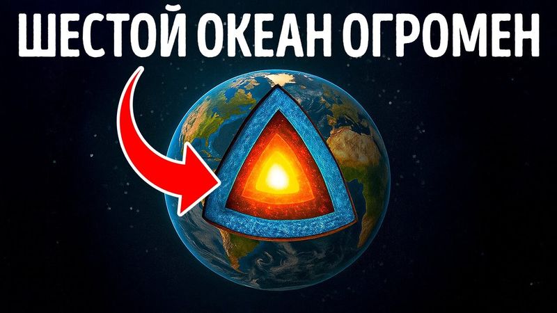 Внутри Земли спрятан океан — и он огромен