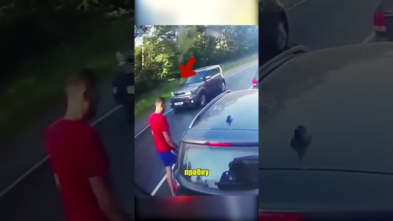 У дальнобойщика ЛОПНУЛО ТЕРПЕНИЕ! 😤🚛#дтп #видеорегистратор #авария