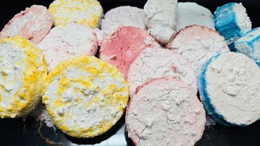 Paste Chalk ASMR Crush | Oddly Satisfying ASMR