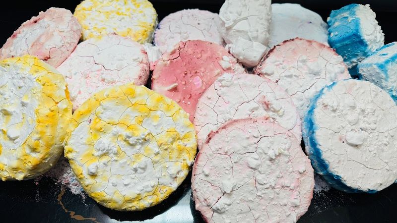 Paste Chalk ASMR Crush | Oddly Satisfying ASMR