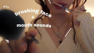 ¿Me dejas colorearte? ASMR | mouth sounds, spit painting brushing, scratching y más ᶻ 𝗓 𐰁 .ᐟ