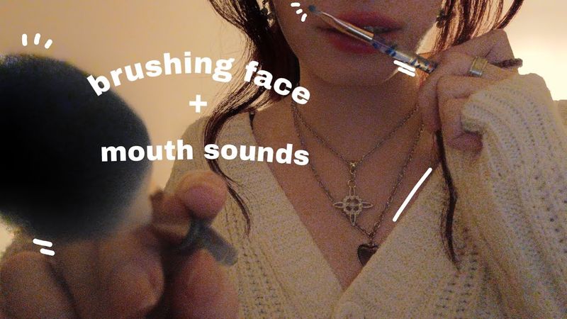 ¿Me dejas colorearte? ASMR | mouth sounds, spit painting brushing, scratching y más ᶻ 𝗓 𐰁 .ᐟ