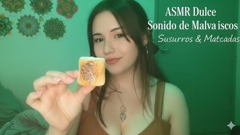 Asmr comiendo malvaviscos 🍬