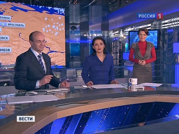 Дарья Сметанина - "Вести. Погода" (30.03.12)