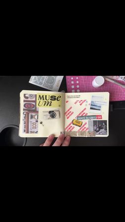 [тгк: стикер тэрапи] #collage #sketchbook #artjournal #MixedMedia #ко...