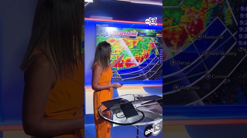 Weather Watch: Strong storm happening right now for counties north of Houston.