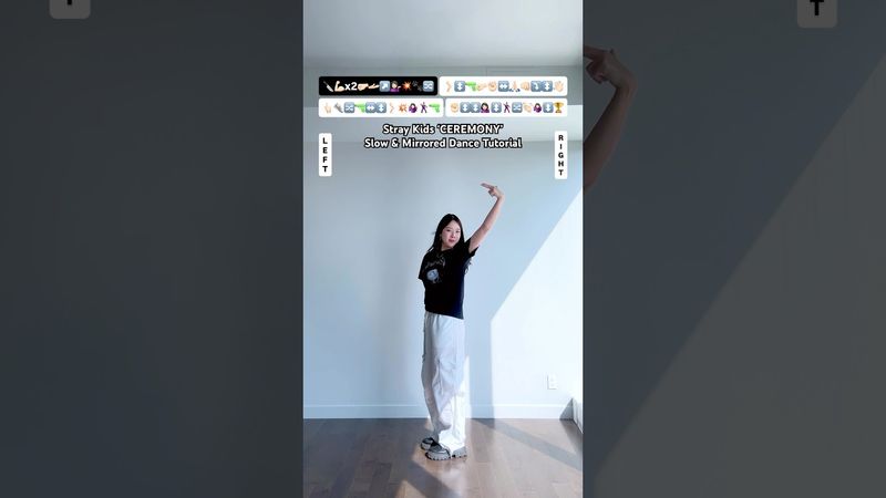 @StrayKids  ‘CEREMONY’ Slow & Mirrored Dance Tutorial 🩵 #straykids #ceremony #ceremonychallenge