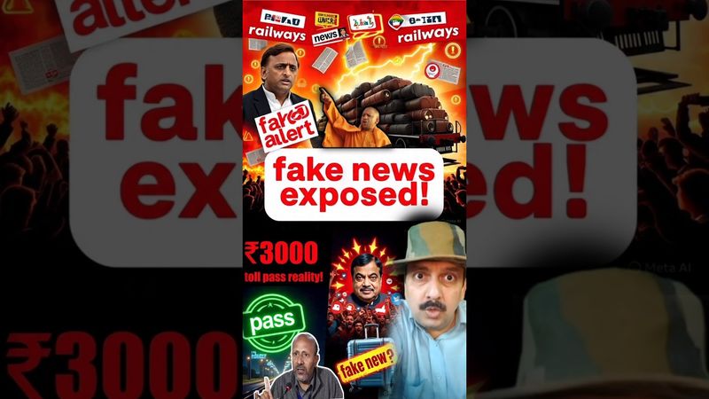 ₹3000 Toll Pass Reality Check | NHAI Pass | Nitin Gadkari Tweet #ViralNews #TrendingShorts