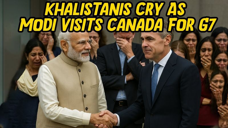 Khalistanis Cry As Mark Carney Invites Narendra Modi To The G7 Summit