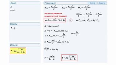№4 Решение задачи по физике. Механические колебания  и волны
