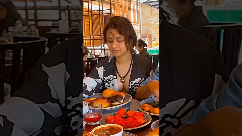 Avneet Kaur & her sibling breakfasting 🍳🔥together|The Unseen Shorts #avneetkaur