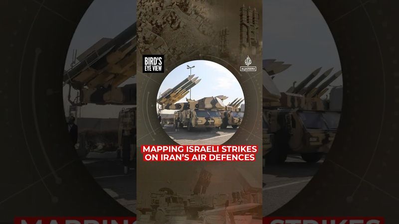 Pemetaan serangan Israel terhadap pertahanan udara Iran | Bird's Eye View