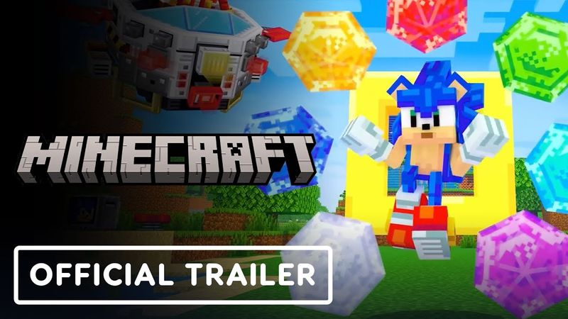 Minecraft x Sonic - Official Sonic Add-On Super Update Trailer