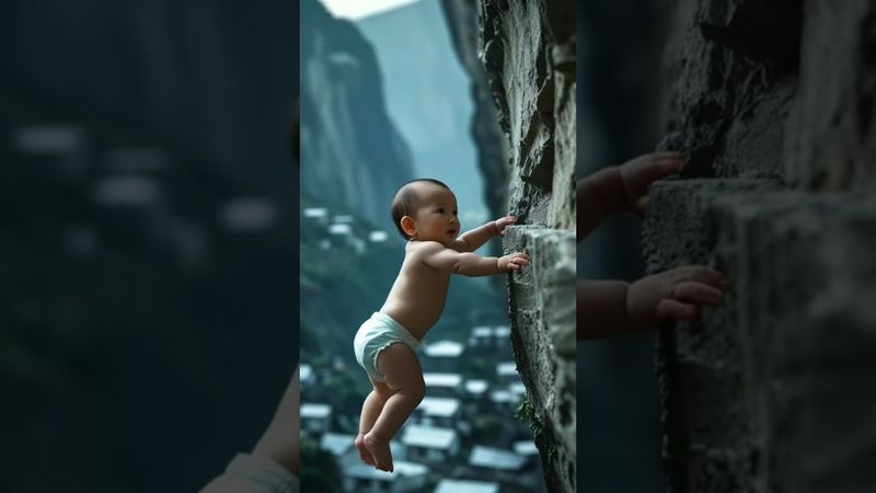 Cat saves baby #cat #shortvideo #shorts #short