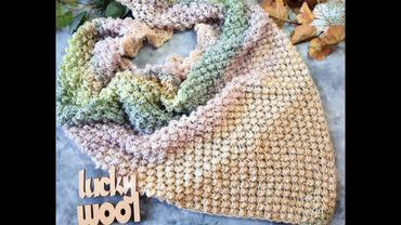 Let's knit the shawl "blackberry" with knitting needles