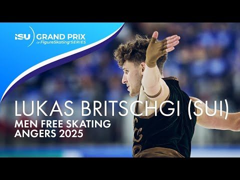 Lukas BRITSCHGI | Men Free Skating | Angers 2025 | #GPFigure