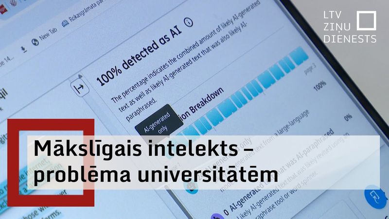 Pārbaudīt, vai students izmantojis mākslīgo intelektu – sarežģīti, bet ne neiespējami