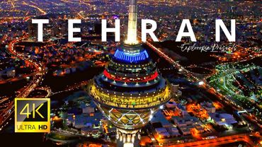 Tehran, Iran 🇮🇷 in 4K 60FPS ULTRA HD Video by Drone