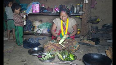 Cooking and eating technology of green vegetables recipe