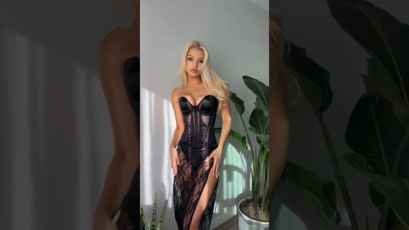 Lace black dress for tonight fashion hack #fashionstyle #hack #dress