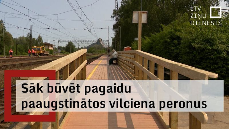 16 dzelzceļa stacijās pasažieri varēs vieglāk iekāpt un izkāpt no vilciena