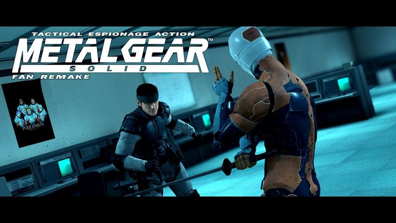 METAL GEAR SOLID - FAN REMAKE - Ninja Boss Fight