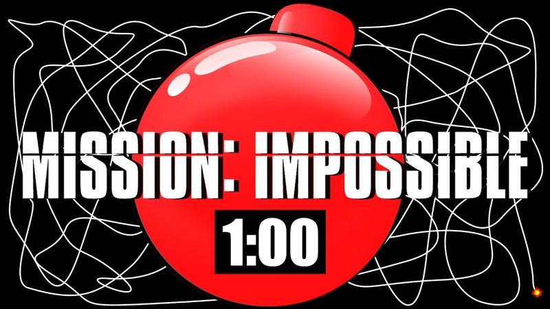 1 Minute Timer Bomb [MISSION IMPOSSIBLE] 💣