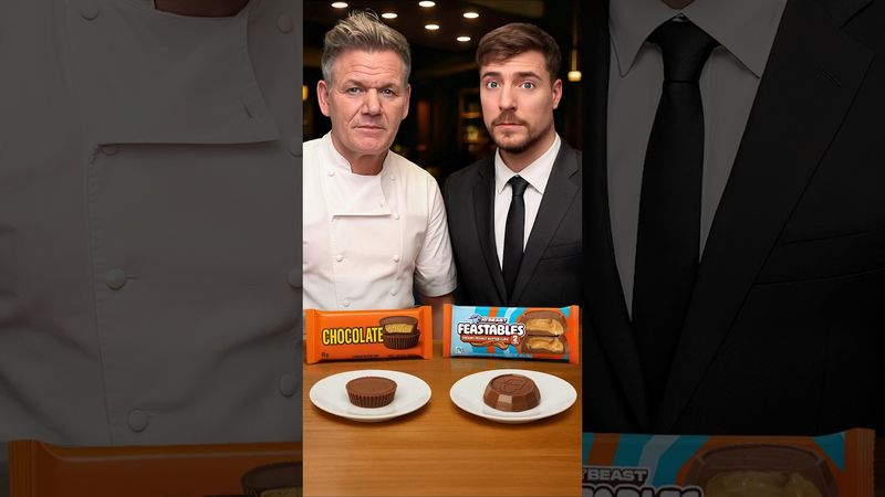 Batalla de Feastables vs Reese's con @GordonRamsay
