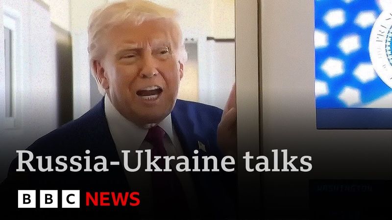 Trump says “nothing will happen” in Ukraine peace talks until he meet Vladimir Putin | BBC News