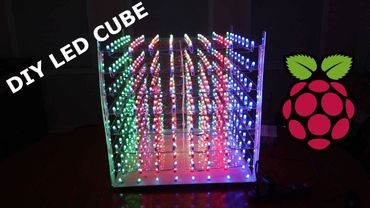 HOW TO MAKE AN LED CUBE: Making a WS2812b LED Cube with Animations | Raspberry Pi Projects