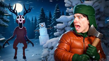 ОЛЕНЬ МЯСOЕД СЪЕЛ СОСУЛЬКУ НА ОБЕД😱 ВЫЖИВАЮ 99 НОЧЕЙ В ЗИМНЕМ ЛЕСУ ROBLOX❄️🌲