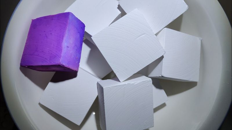 Dyeing gym chalk丨叮咚粉笔丨asmr