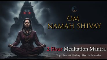 Om Namah Shivay 🔱 2 Hour Meditation Mantra | Yoga, Peace & Healing | Har Har Mahadev