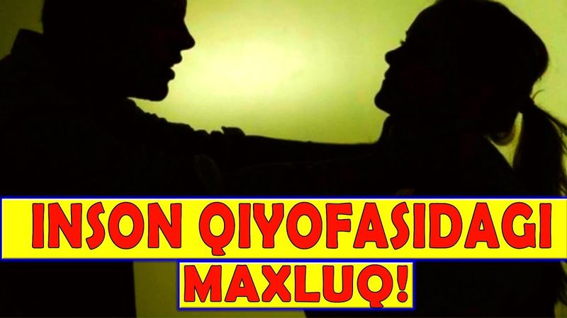 INSON QIYOFASIDAGI MAXLUQ (ASABI NOZIK VA YURAGI BO'SHLAR KO'RISHI TAVSIYA ETILMAYDI) QOTILLIK