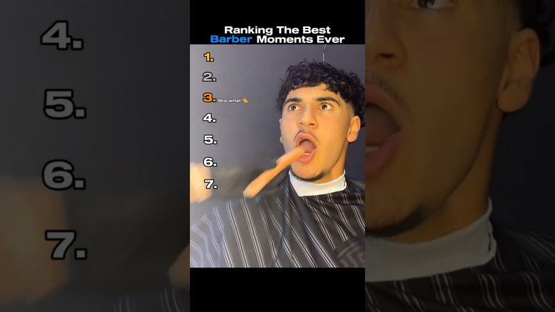Ranking The Best Barber Moments Ever #shorts