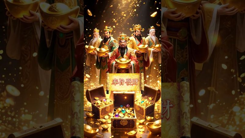 《财神送财》奉旨发财，财源滚滚来 #暴富 #财源滚滚好运连连 #发财#正能量 #風水 #財運 #運勢 #分享 #命理  #转运 #八方来财 #来财 #财神