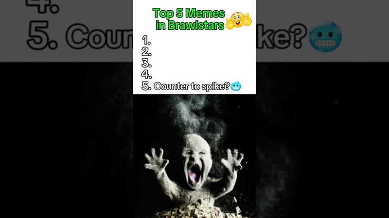 Top 5 Memes İn Brawl Stars #brawlstars #youtubeshorts