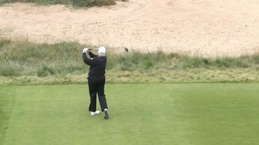 Trump plays first round of golf on new course in Aberdeen | AFP