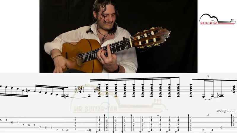 Vicente Amigo tab - [Ventanas Al Alma Minera] guitar tutorial cover by @LucianoGhosn