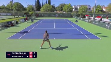 Eva Guerrero Alvarez (ESP) vs Alina Korneeva [2] (RUS) // 0-6 3-6 // W50 Evora // 2nd Round