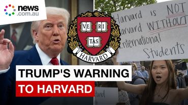 Trump demands 'Harvard has got to behave themselves'
