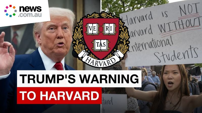 Trump demands 'Harvard has got to behave themselves'
