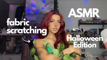 ASMR - FABRIC SCRATCHING ON MY HALLOWEEN OUTFITS🎃👻