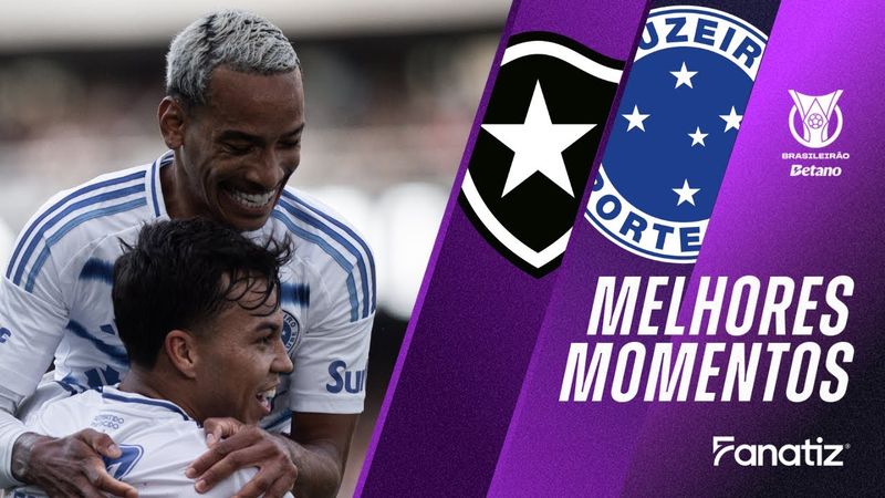 Botafogo 0x2 Cruzeiro | Melhores Momentos | #Brasileirão2025