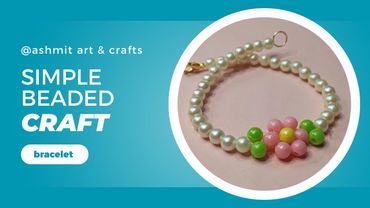 Diy simple beaded bracelet tutorial…😍