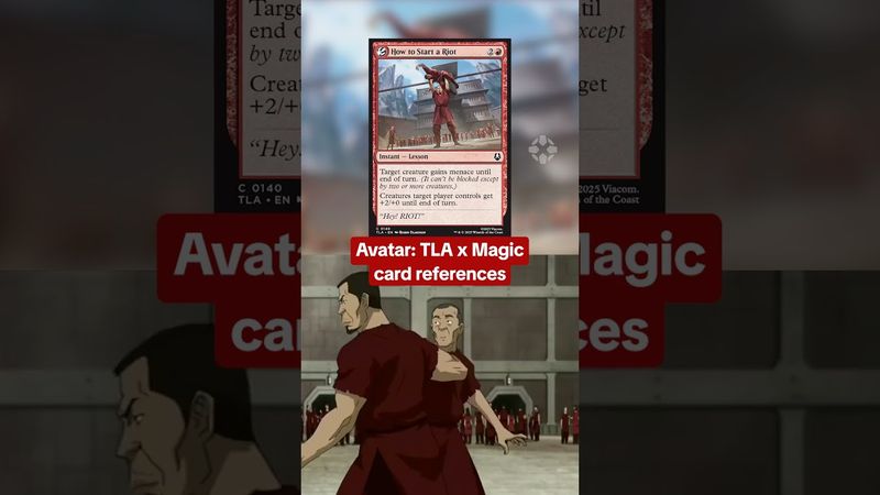 The MTG x Avatar: TLA Beginner Box has so many references from the show! #mtg #avatar #cards #ign